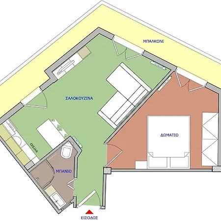 Beourguest 2 Bright Corner 아파트 테살로니키